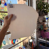 White Iridescent Luminescent Wissmach Sheet Glass