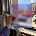 Transparent Neolavender Purple Bullseye Fusible 90 COE Fusible Sheet Glass Bullseye Glass RA148 (10.5x9.5in)