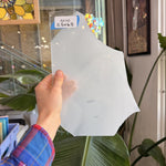 Milky White Mouthblown Sheet Glass Mouth Blown Glass Default Title