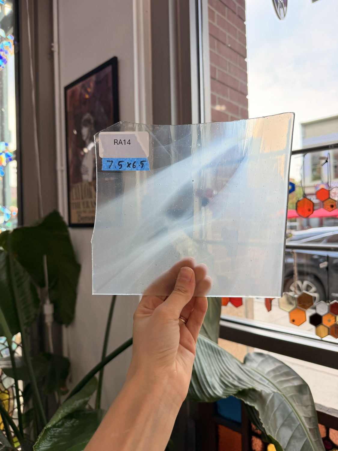 Milky Mouthblown Flash (on clear) – RA14