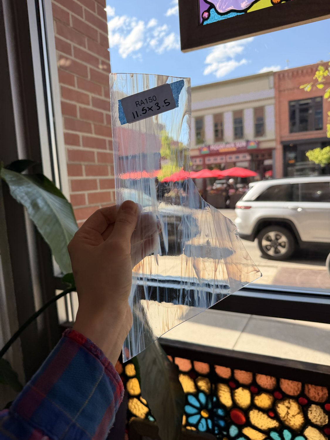 White Clear Wispy Spectrum Sheet Glass Spectrum Glass Default Title