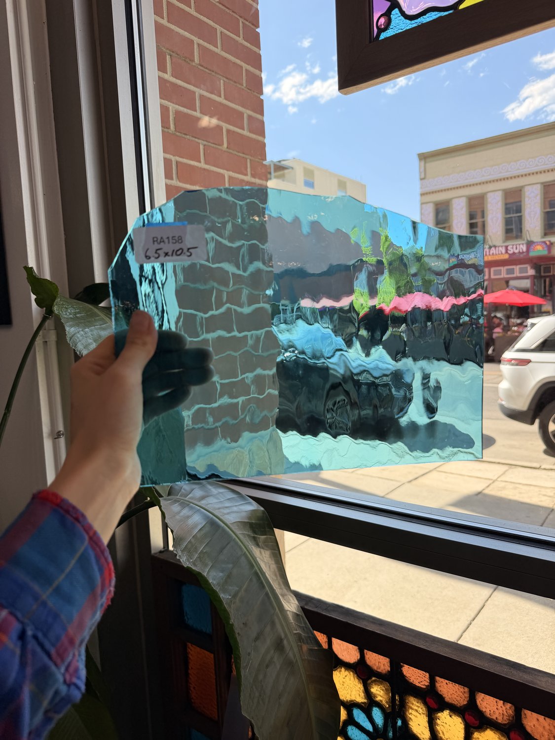 Sky Blue Waterglass Sheet Glass Colorado Glassworks