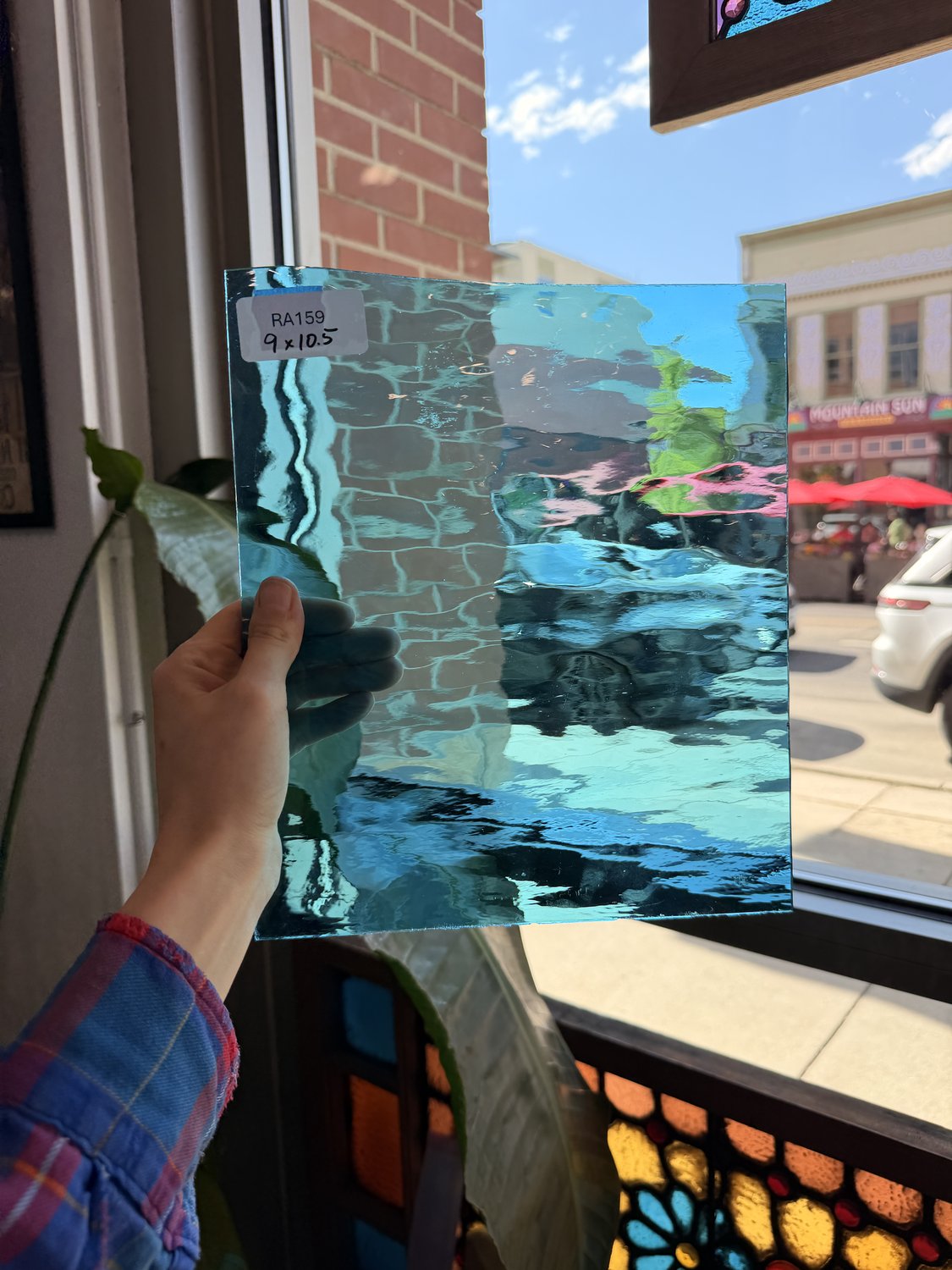 Sky Blue Waterglass Sheet Glass Colorado Glassworks