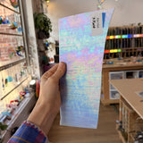 Light Blue Opal Iridescent Wissmach Sheet Glass