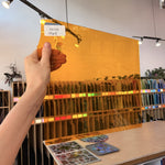 Marigold Transparent Mouthblown Flash (on clear) Krosnos Sheet Glass