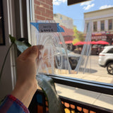 White Clear Wispy Baroque Spectrum Sheet Glass Spectrum Glass