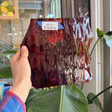 Mixed Red Waterglass Sheet Glass Colorado Glassworks