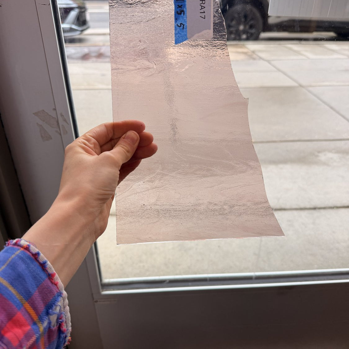 Light Lavender Transparent Textured Vintage Optimum