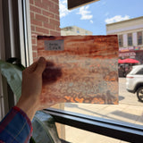 Red White Mottled Sheet Glass Colorado Glassworks