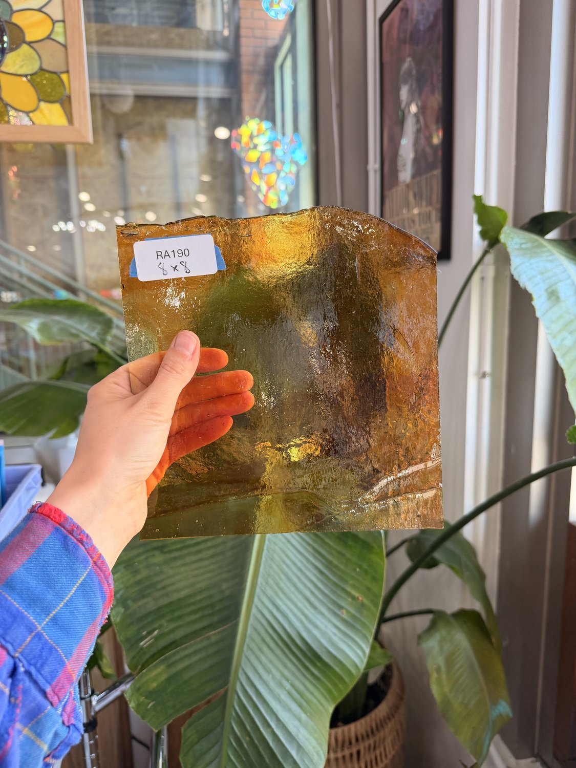 Amber Transparent Sheet Glass Colorado Glassworks Default Title