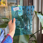 Sky Blue Waterglass Sheet Glass Colorado Glassworks RA192 (10x7in)