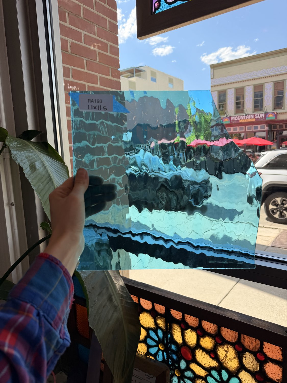 Sky Blue Waterglass Sheet Glass Colorado Glassworks