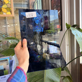 Medium Blue Waterglass Sheet Glass Colorado Glassworks RA195 (12.5x8in)