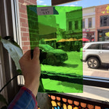 Green Mouthblown Desag