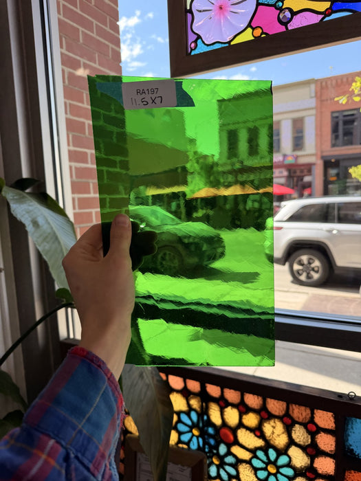 Green Mouthblown Desag