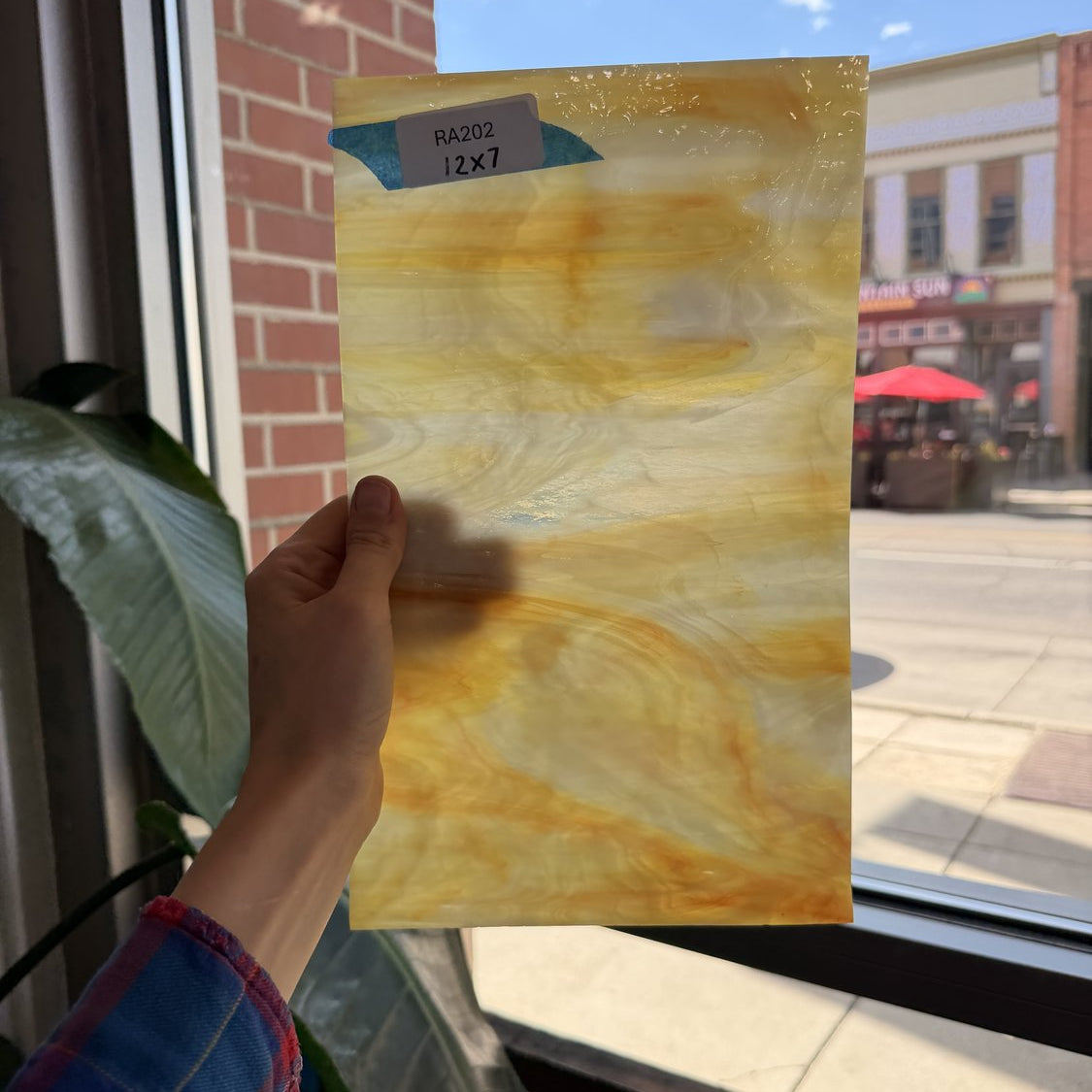 Pearl Mimisa Textured Oceanside Fusible Sheet Glass Oceanside Glass