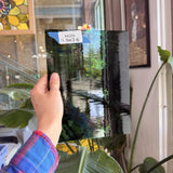 Olive Sea Green Mixed Wispy Oceanside Fusible 96 COE Fusible Sheet Glass Oceanside Glass 9.5x7.5in (OS-36024109)