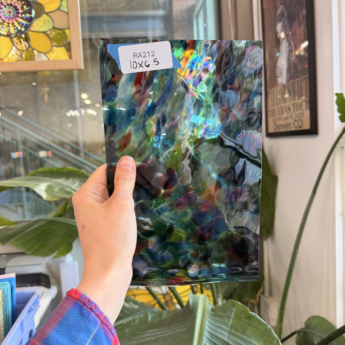 Transparent Multicolored Fremont (S1 48/Multi) Sheet Glass Fremont Glass 10x6.5in (FR-36286253)