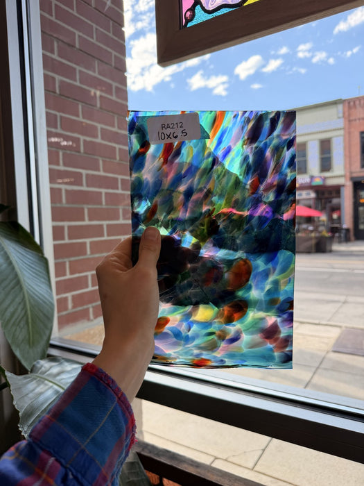 Transparent Multicolored Fremont (S1 48/Multi) Sheet Glass Fremont Glass
