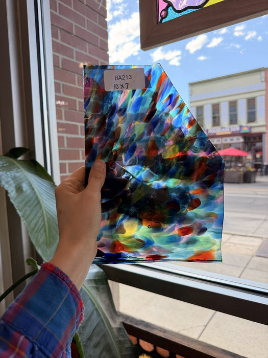Transparent Multicolored Fremont (S1 48/Multi) Sheet Glass Fremont Glass