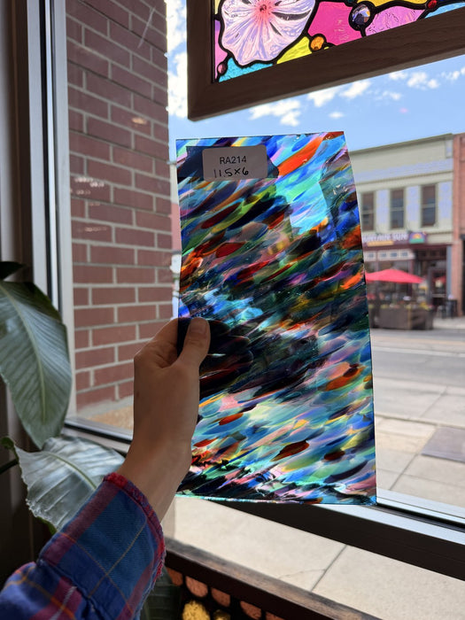 Transparent Multicolored Fremont (S1 48/Multi) Sheet Glass Fremont Glass