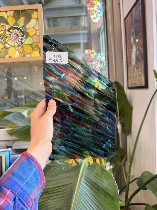 Transparent Multicolored Fremont (S1 48/Multi) Sheet Glass Fremont Glass RA215 (10x6.5in)