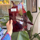 Red Transparent Kokomo Sheet Glass Kokomo Glass 10.5x8in (KO-36810541)