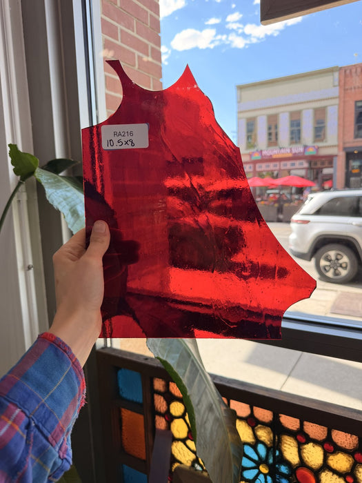Red Transparent Kokomo Sheet Glass Kokomo Glass
