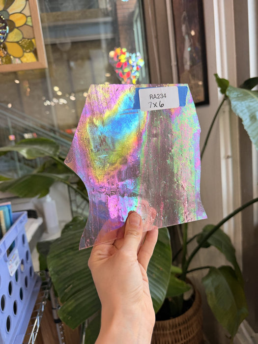 Pink Textured Iridescent Armstrong (score line accounted for) Sheet Glass Armstrong Glass Default Title