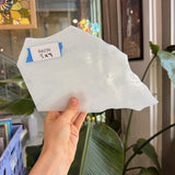 White Wispy Spectrum Sheet Glass Spectrum Glass RA236 (8x9in)