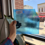 Medium Blue Transparent Bullseye Fusible Sheet Glass Bullseye Glass