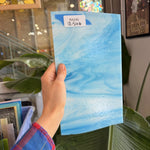 White Blue Wispy Wissmach Sheet Glass Colorado Glassworks 10.5x6in (WM-38547245)