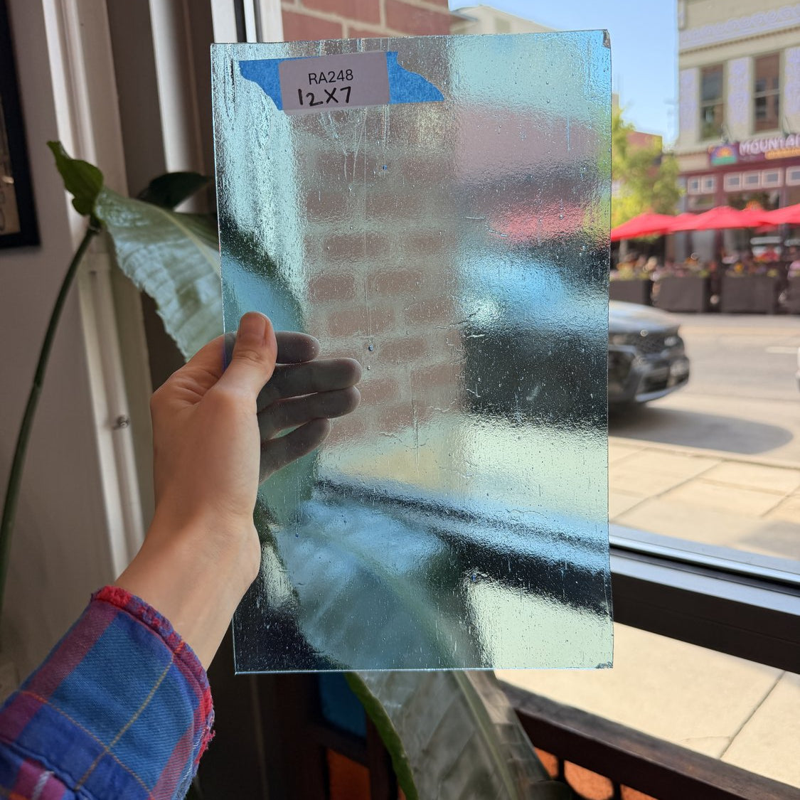 Light Sea Blue Transparent Kokomo Sheet Glass Kokomo Glass