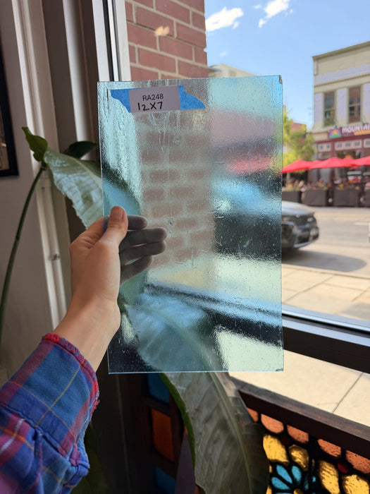 Light Sea Blue Transparent Kokomo Sheet Glass Kokomo Glass