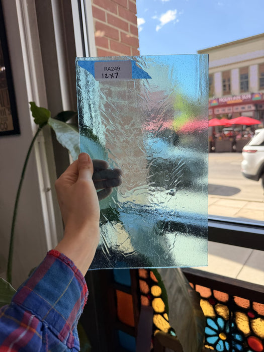 Light Sea Blue Transparent Kokomo Sheet Glass Kokomo Glass
