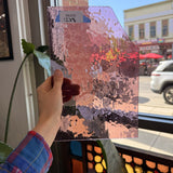 Vintage Pink Seedy Spectrum Sheet Glass Spectrum Glass