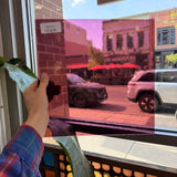 Purple Pink Transparent Light Texture Sheet Glass Colorado Glassworks
