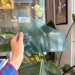 Light Sea Blue Transparent Kokomo Sheet Glass Kokomo Glass RA254 (9x6in)