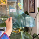 Light Sea Blue Transparent Kokomo Sheet Glass Kokomo Glass RA254 (9x6in)
