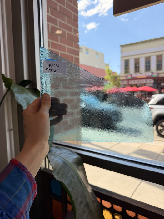 Light Sea Blue Transparent Kokomo Sheet Glass Kokomo Glass