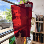 Red Transparent Kokomo Sheet Glass Kokomo Glass