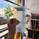 Vintage White Clear Sheet Glass Colorado Glassworks