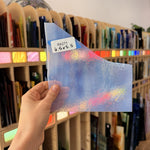 Milky Textured Thin Bullseye Fusible Sheet Glass Bullseye Glass RA271 (6.5x5.5in)