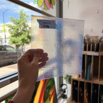 Milky Textured Thin Bullseye Fusible Sheet Glass Bullseye Glass
