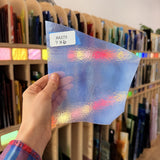 Milky Textured Thin Bullseye Fusible Sheet Glass Bullseye Glass RA273 (7x6in)