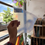 Milky Textured Thin Bullseye Fusible Sheet Glass Bullseye Glass
