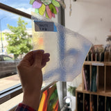 Milky Textured Thin Bullseye Fusible Sheet Glass Bullseye Glass
