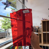 Red Transparent Kokomo Sheet Glass Kokomo Glass