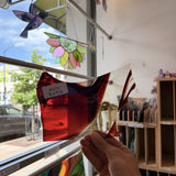 Red Spectrum Baroque Sheet Glass Spectrum Glass