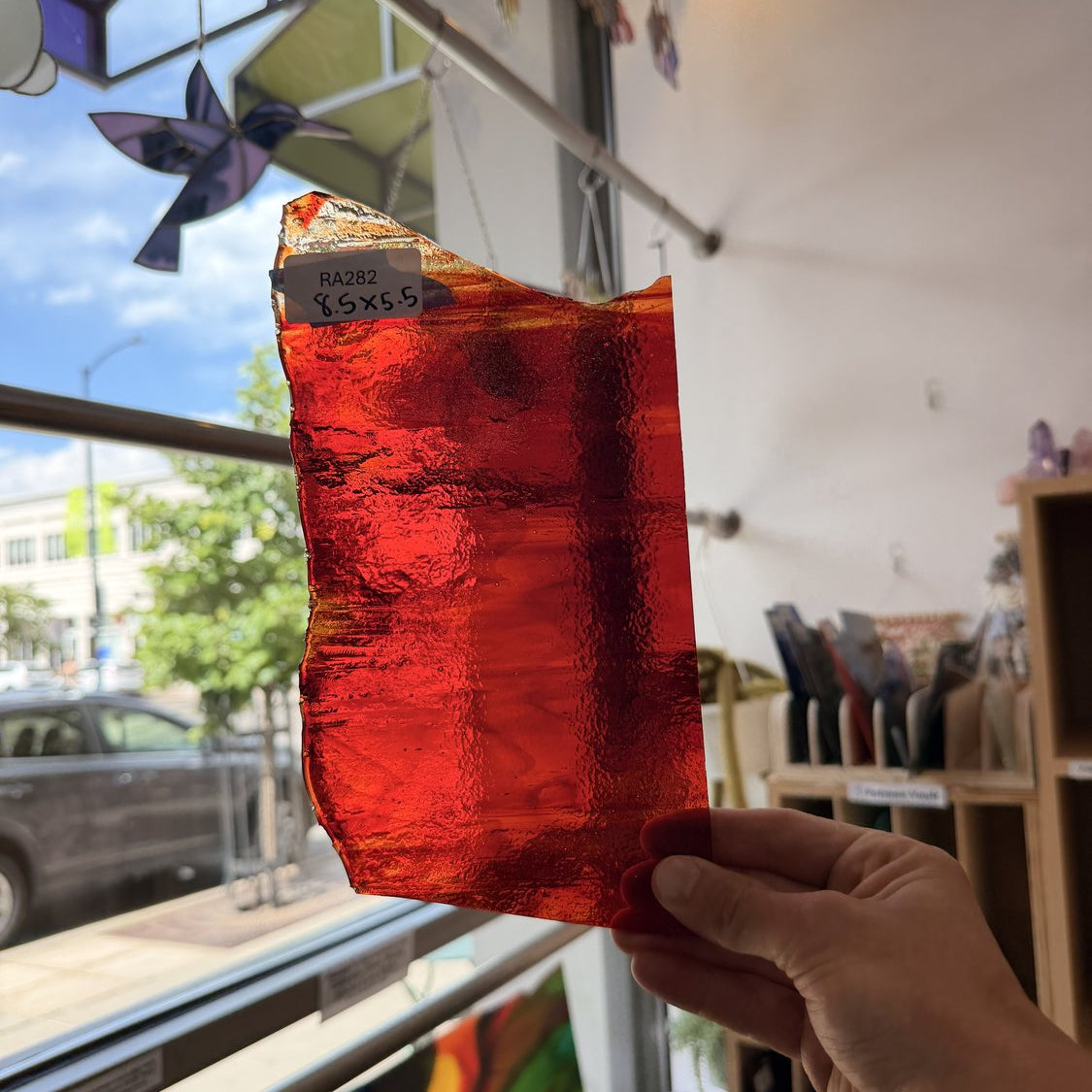 Red Clear Mixed Sheet Glass Colorado Glassworks